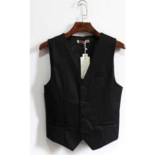 Men Suit Vest England Solid Color Casual Slim Business Leisure KoreanVersion Waistcoat Wedding Work Man Clothing Plus Size 7XL