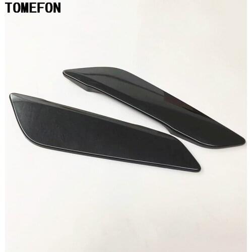 For BMW 5 Series G30 G31 2017 2018 ABS Chrome Black Car Side Body Fender Cover Air Wing Vent Trim 2PCS/SET