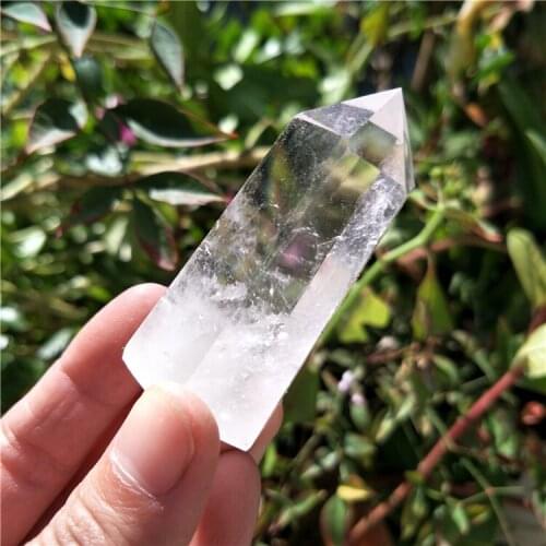 Beautiful pierre naturelle et cristaux healing crystals mineral crystals cuarzo piedra natural point clear quartz stone