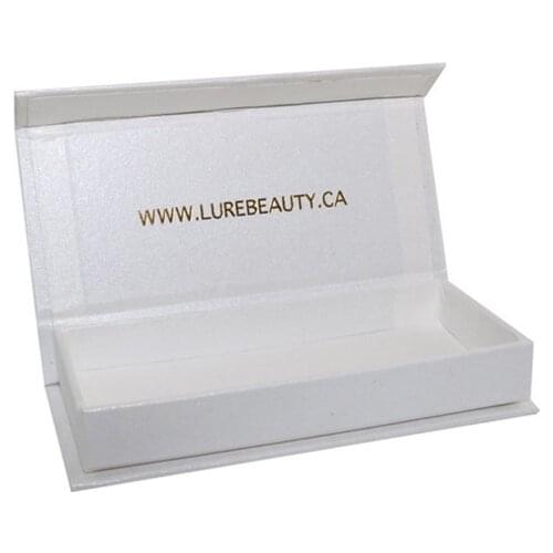 Luxury gift paper packaging flat folding gift box with ribbon ---DH11389