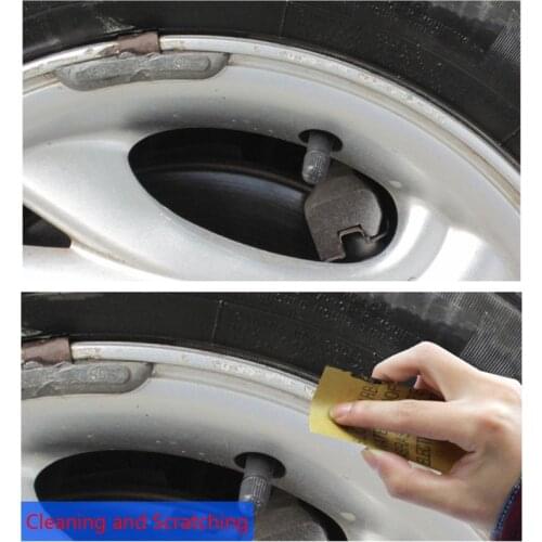 Car Rim Scratch Repair Pen Scratch Remover Filler Paint Pen Wheel Marker Coat Applicator for Aluminum Alloy Wheel Refur