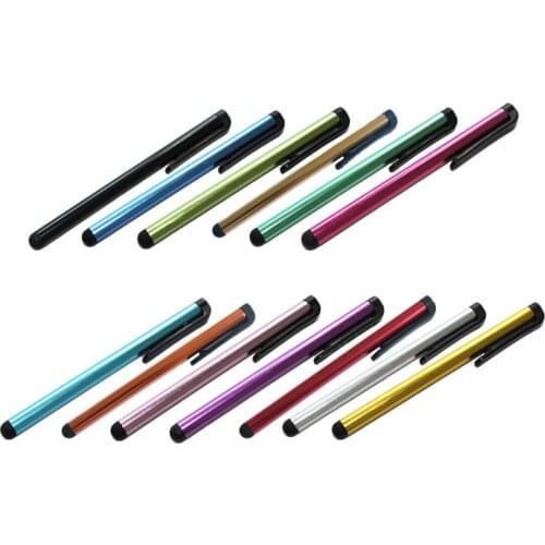 Clip Design Universal Soft Head For Phone Tablet Durable Stylus Pen Capacitive Pencil Touch Screen Pen