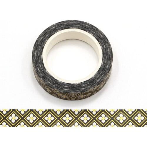 1PC 10MM*10M Foil Japanese pattern Decorative Washi Tape Scrapbooking Masking Tape School Office Supply stationery washi tape