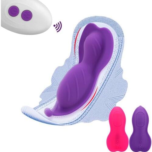 10 Frequency Wearable Butterfly Dildo Vibrator G Spot Clitoral Stimulator Invisible Remote Control Vibrating Egg Sex Toy Adult