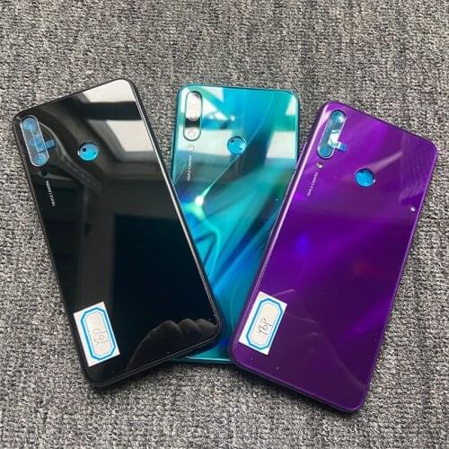 10/PCS 6.3" Replacement Back Housing Battery Cover Glass Rear Door Case With Camera Lens For Huawei Y6P 2020 MED-LX9 MED-LX9N
