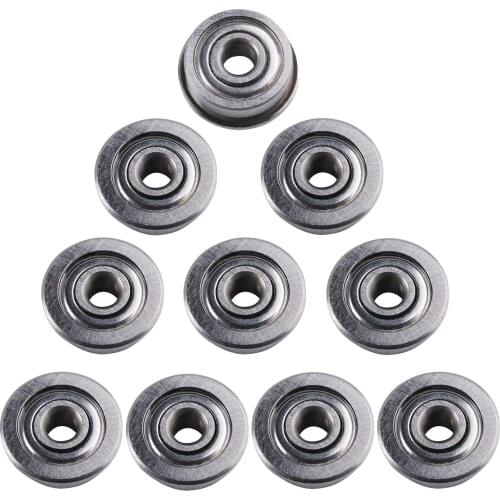 10PCS New 3D Printer Parts Single Flanged Ball Bearings