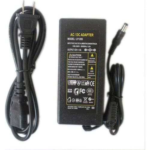 12V 5A AC/DC Power Supply Charger Transformer Adapter for 5050 3528 LED RGB Strip light US/UK/EU/AU