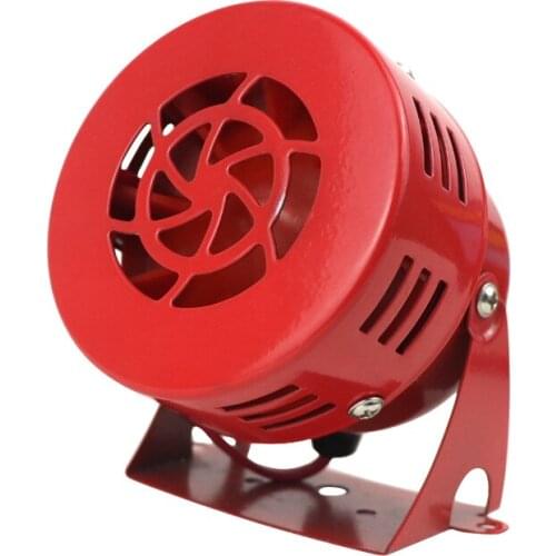 Car Horn Motorcycle Driven Air Raid Siren Metal Horn 12V Auto Air Raid Retro Siren Horn for Truck Boat Yacht Trailer RV