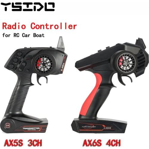 AX5S AX6S 3CH 4CH 2.4G Controller Digital Radio Remote Control Transimitter w/ Receiver for RC Car Crawler SCX10 AXI03007 TRX4