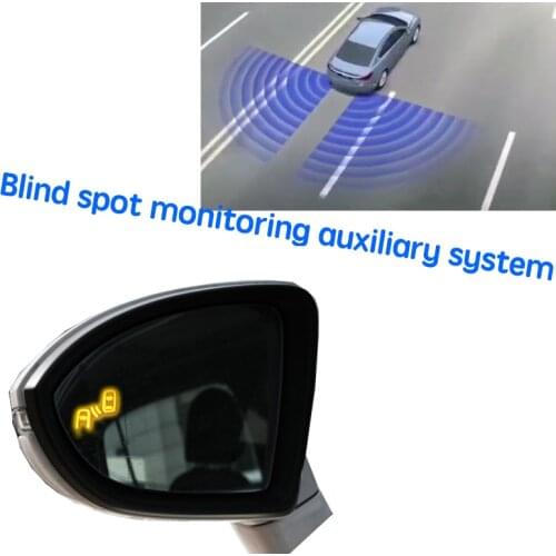 Car BSD BSM BSA Blind Area Spot Warning Drive Mirror Rear Radar Detection System For Volkswagen VW Touran L 5T 2015~2020