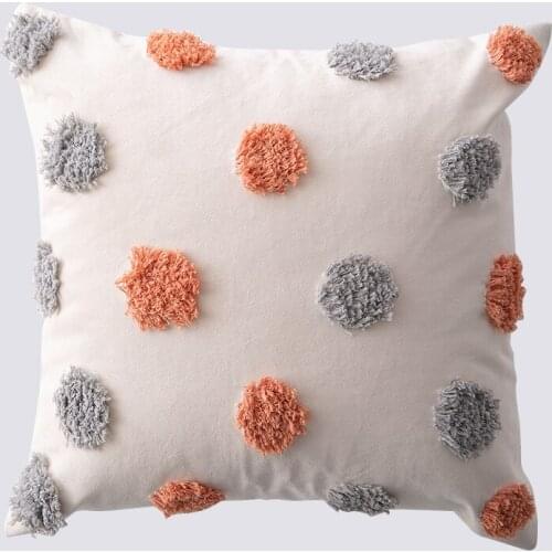 Decorative Cushion Cover Home Decor Pillow Case Bed Room Beige Pillowcases Pillows Car Seat Covers Pillow Throw Decoration Sofa