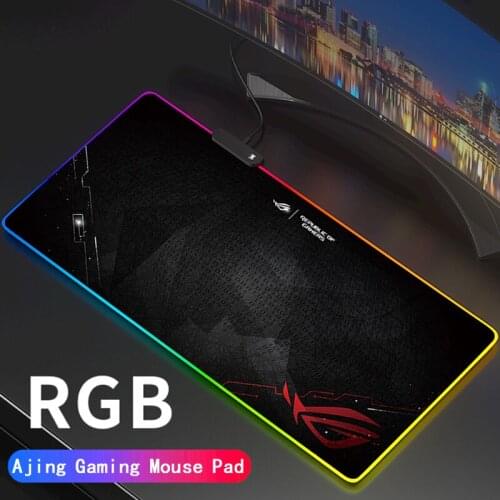 Asus RGB Republic of Gamers Kawaii Mouse Pad Luminous LED Laptop Mini Game Rog Accessories Gamer Keyboard Carpet Pad mousepad