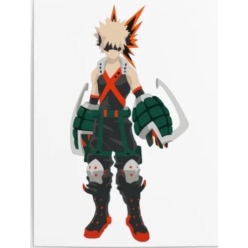 Canvas Prints Painting Wall Artwork My Hero Academia Poster Modern Bakugo Anime Decoration For Living Room Home Modular Pictures