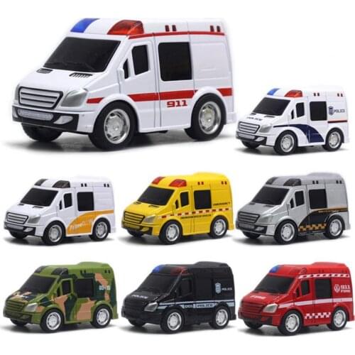 8Pcs Car Toys Miniature Collectible Alloy Simulation Car Model for Kids