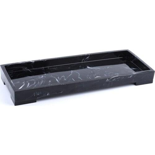 New Vanity Tray Black Bathroom Vanity Countertops Toilet Tank Storage Tray, New Home Marble Stone Vanity Tray, Organizer Tray fo
