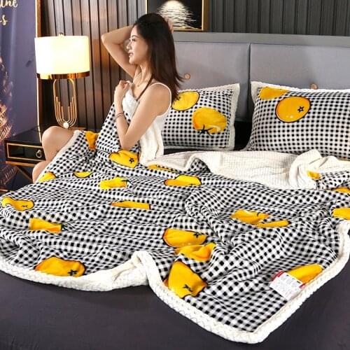 Fleece Flannel Blanket Plush Solid Color Bed Covers for sofa Soft Adult Printed Throw Blankets Bedspread for the Couch