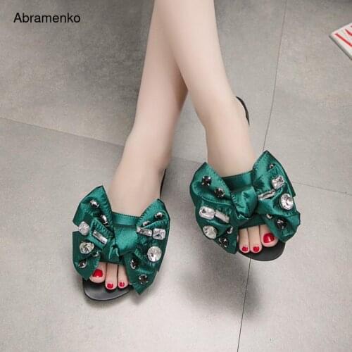 Sandals Muffins Platform Rivet Slippers Casual Black Bow-Knot Shoes For Women Beach Cool Flats Sandal Flip Flops Plus Size 35-41