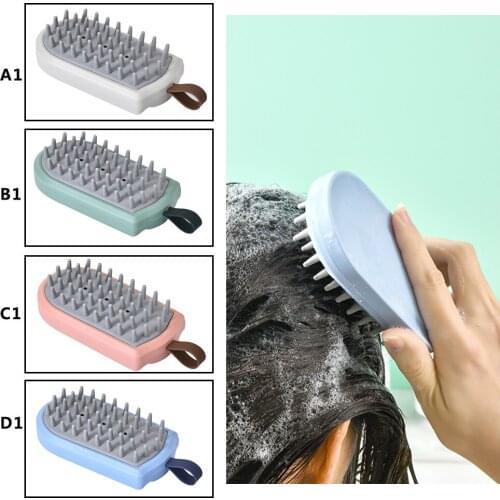 Shampoo Scalp Shower Brush Comb Body Washing Hair Professional Shampoo Massager Bath Brush Bathroom Accessories