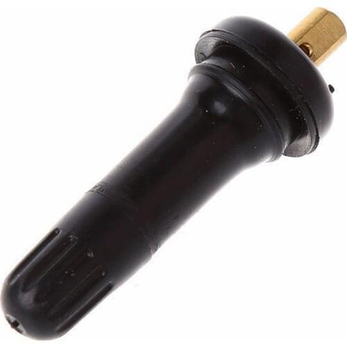 4Pcs TPMS Tire Pressure Monitoring System Anti-explosion Snap In Tire Valve Stems Snap In Tire Valve Stems Rubber & Pure Copper