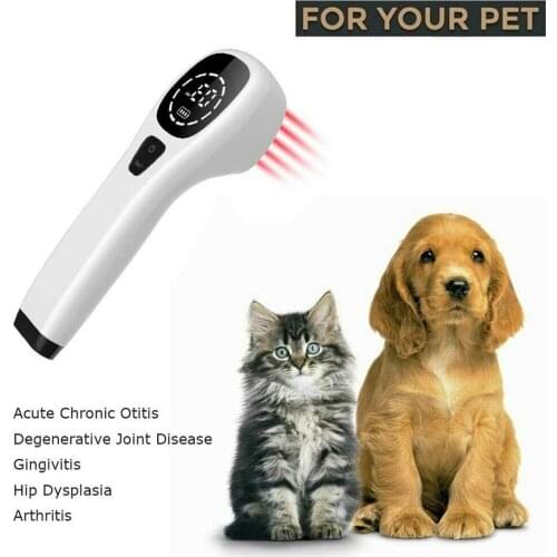 4x808nm LLLT Cold Laser Red Light Therapy Device, Portable Physical Therapy for Body Pain Relief, Safe for Pets