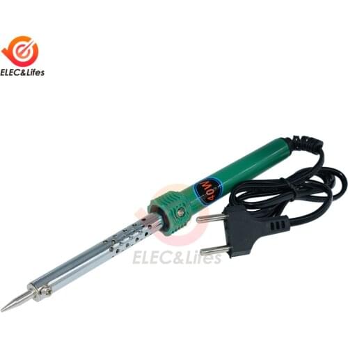 High Temperature Electric Soldering Iron AC 220V-240V 40W Welding Solder Rework Station Fast Heating Welder Repair Tools EU Plug