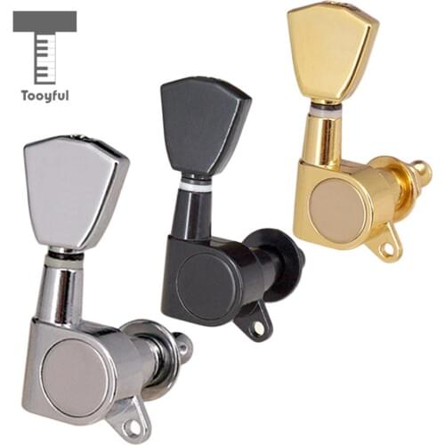 Tooyful Acoustic Electric Guitar Tuning Pegs Machine Head Tuners Replacement