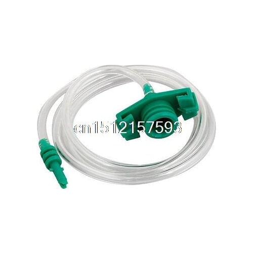 Green Clear Plastic Air Hose Dispenser Syringe Adapter 30cc