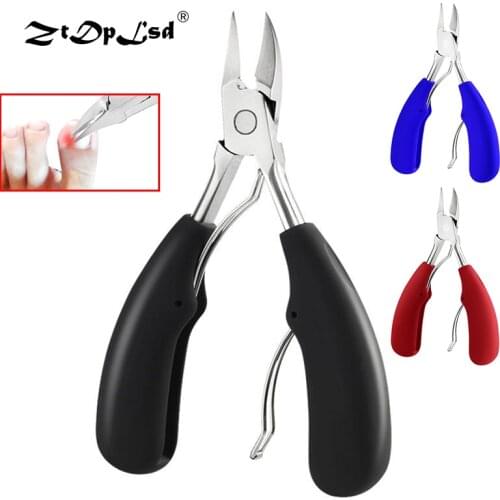 ZtDpLsd 1Pcs Professional Nail Cuticle Nipper Clipper Scissor Dead Skin Remover Manicure Art Tool Stainless Steel Cutter Plier