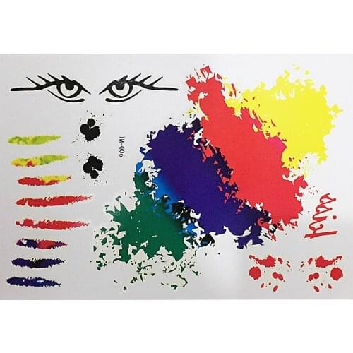 1 Sheet Temporary Tattoo Sticker Graffiti Arm Body Art Waterproof Tattoo Women Coquette Decal Design