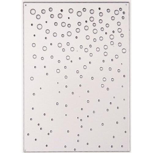 10.6x15cm Colorful Dots DIY Halloween Embossing Mould Card Paper Die Stencils Punch Christmas Metal Cuts Dies Cutting
