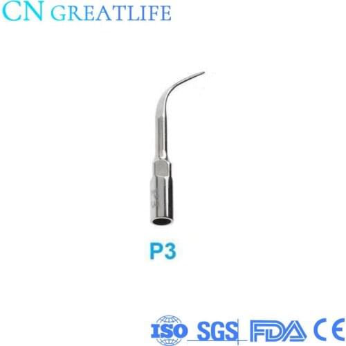 5 Pcs EMS DTE Woodpecker Style Scaler Tips P3 Ultrasonic Dental Scaler Tips Woodpecker Scaler Tips Scaler Tips