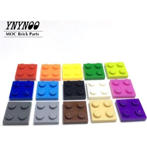 800Pcs/lot Plate 2x2 MOC 3022 Fit for Building Blocks Parts DIY Assembles Particles Educational Creator Compatible with 94148
