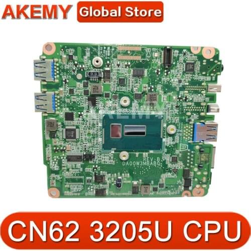 Akemy For ASUS Chromebox CN62 Laotop Mainboard CN62 Motherboard with 3205U CPU