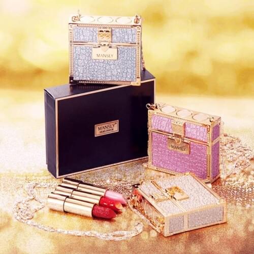 Glitter Luxury Bag Lipstick With Mirror Matte Moisturizing Velvet lasting Temperature Change Lip Balm 3pcs In Bag Fashion Makeup