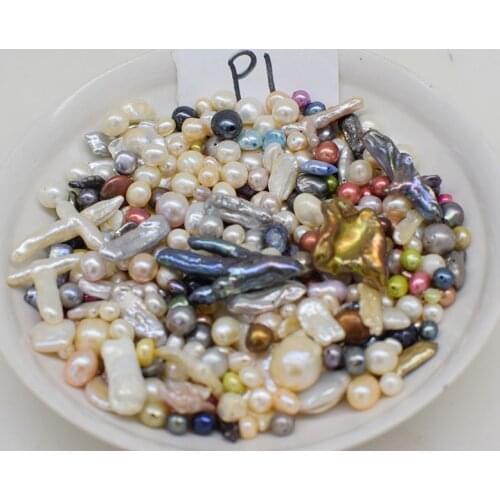 Loose beads freshwater pearl baroque round for DIY jewelry making FPPJ wholesale beads nature gem stone