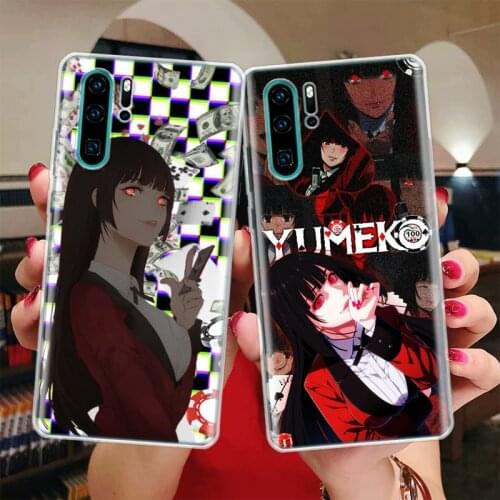 Jabami Yumeko Kakegurui Anime Silicon Phone Case For Huawei Honor 10 9 20 Lite Y5 Y6 Y7 Y9 9X 8X 8S 8A 7X 7A 7S Pro + 10i20i Coq