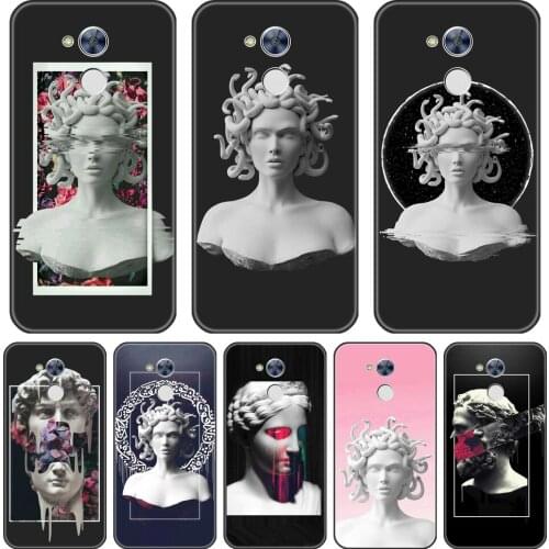 Medusa Art Love Pink Back Cover For Huawei Honor 4C 5C 6C 6A Pro Soft Silicone Phone Case For Huawei Honor 6 5A 4X 5X 6X 6A