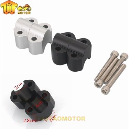 CK CATTLE KING Versys650 Motorcycle Bar Clamps 30MM Raised Handle Bar Risers for Kawasaki Versys 650 22MM 7/8" Handlebars