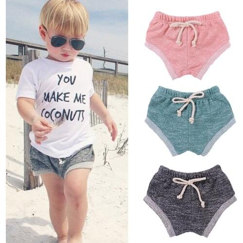 1-6 Years Baby Pants Boy Girls Shorts Children Summer Candy Color Bread Pants Kids Summer Casual Clothing
