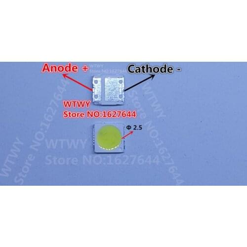 For HISENSE LED LCD Backlight TV Application DOUBLE CHIPS LED Backlight 1.8W 3V 3030 Cool white LCD Backlight for TV