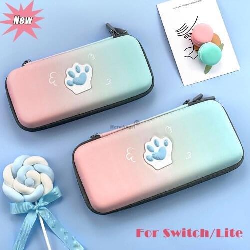 New Gradient Color Travel Protective Storage Bag For Nintend Switch For Nintendo Switch Lite Mini Console Case Game Accessories