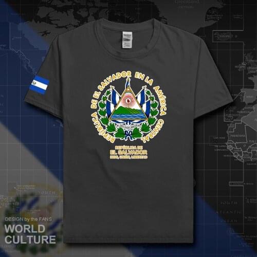 El Salvador men t shirts fashion jerseys nation team 100% cotton t-shirts clothing tees country sporting flags Salvadoran SLV 20