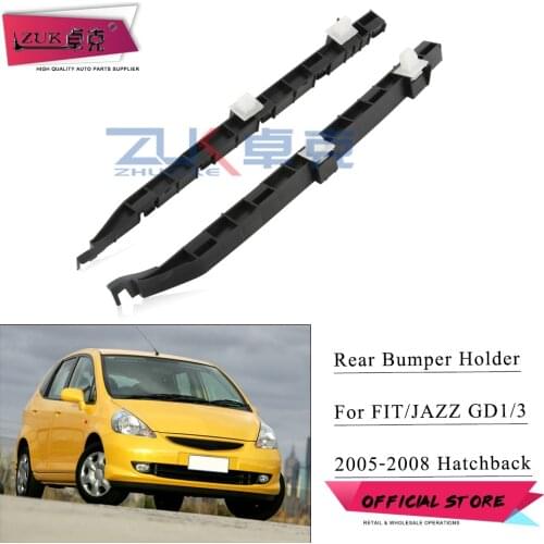ZUK Rear Bumper Side Bracket Holder Spacer For HONDA FIT JAZZ 2005 2006 2007 2008 GD1 GD3 OEM:71598-SAA-013 71593-SAA-013