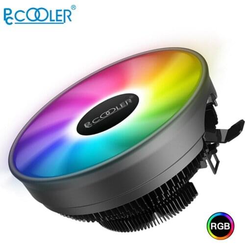 Pccooler CPU Cooler SRGB 120mm Fan 12V Silent Radiator Computer Cooling Cooler Fan For LGA 1150 1155 775 AM3 AM4 PC Cooling
