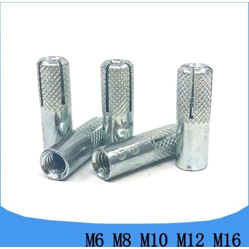M6-M16 Galvanized Iron Expansion Screws Expansion Bolts Top Burst Blasting Gecko Flat Burst Screws