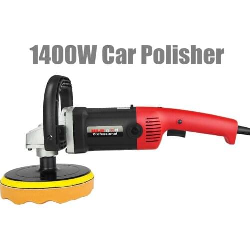 1400W Car Polisher Variable Speed 600-3500rpm 180mm Car Paint Care Polish Machine Sander M14 Car Wax Electric Floor Polisher