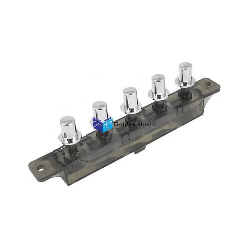 MQ205 3-Interlock 1-Reset 1-Latching 5 Keys Switch for Range Hood AC 250V/4A