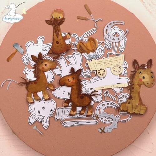 Bunnymoon 2020 New Racecourse Metal Cutting Dies Stencils For Scrapbooking Photo Album Decoration Embossing Paper Card Craft