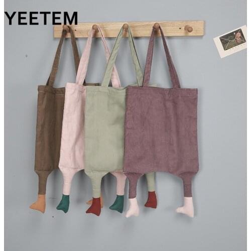 2020 Autumn Winter New Candy Color Corduroy High Heels Bag Personalized Fairy Tales Cute High Heels Bag Candy Color Shoulder Bag