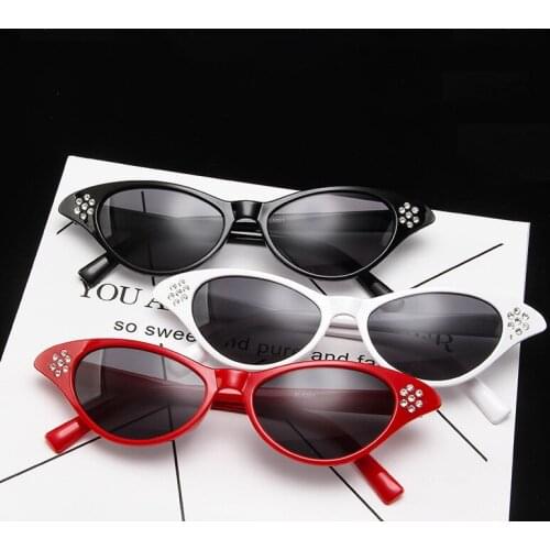 Vintage Cat Eye Sunglasses Women Luxury Brand Design Glasses PC Small Eyeglasses Oculos Feminino Lunettes Okulary Eyewear UV400